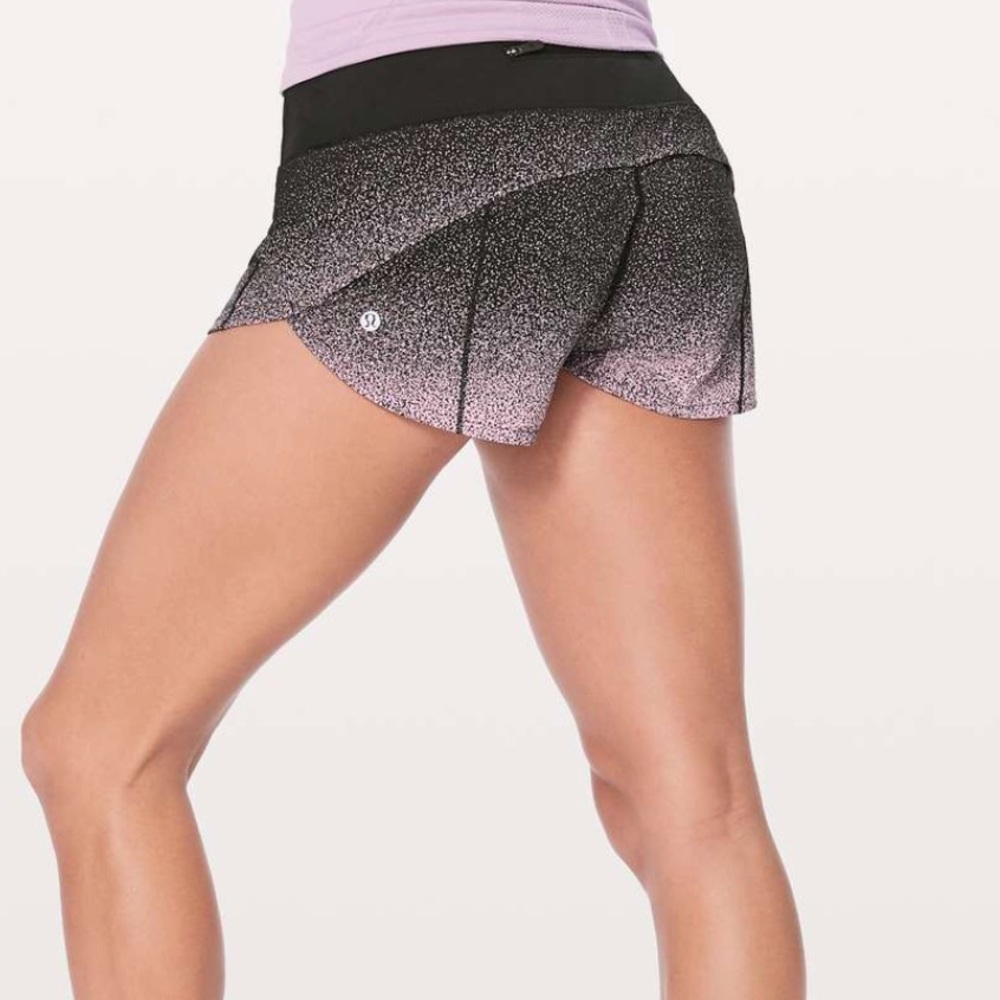 speed up shorts - pink and black holiday edition